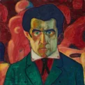 Self-Portrait (1910-1911) modern art painting